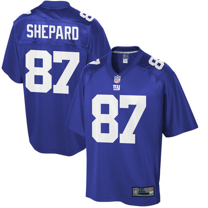 New York Giants Sterling Shepard Pro Line Big & Tall Royal Football Jersey product image