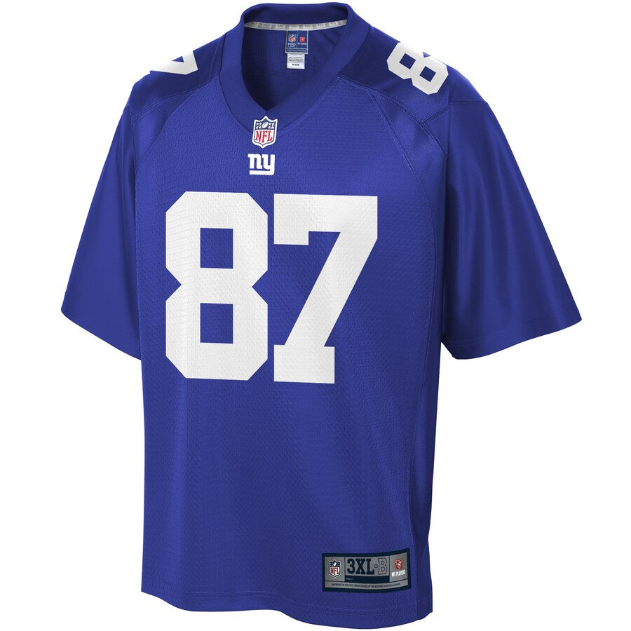 New York Giants Sterling Shepard Pro Line Big & Tall Royal Football Jersey product image