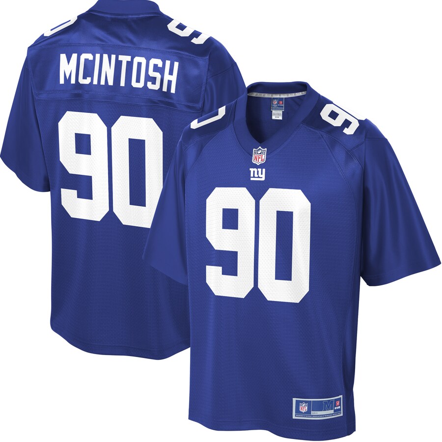 New York Giants R.j. Mcintosh Pro Line Royal Football Jersey product image
