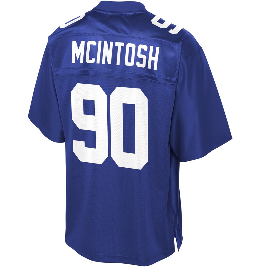 New York Giants R.j. Mcintosh Pro Line Big & Tall Royal Football Jersey product image