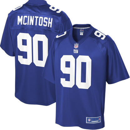 New York Giants R.j. Mcintosh Pro Line Big & Tall Royal Football Jersey product image
