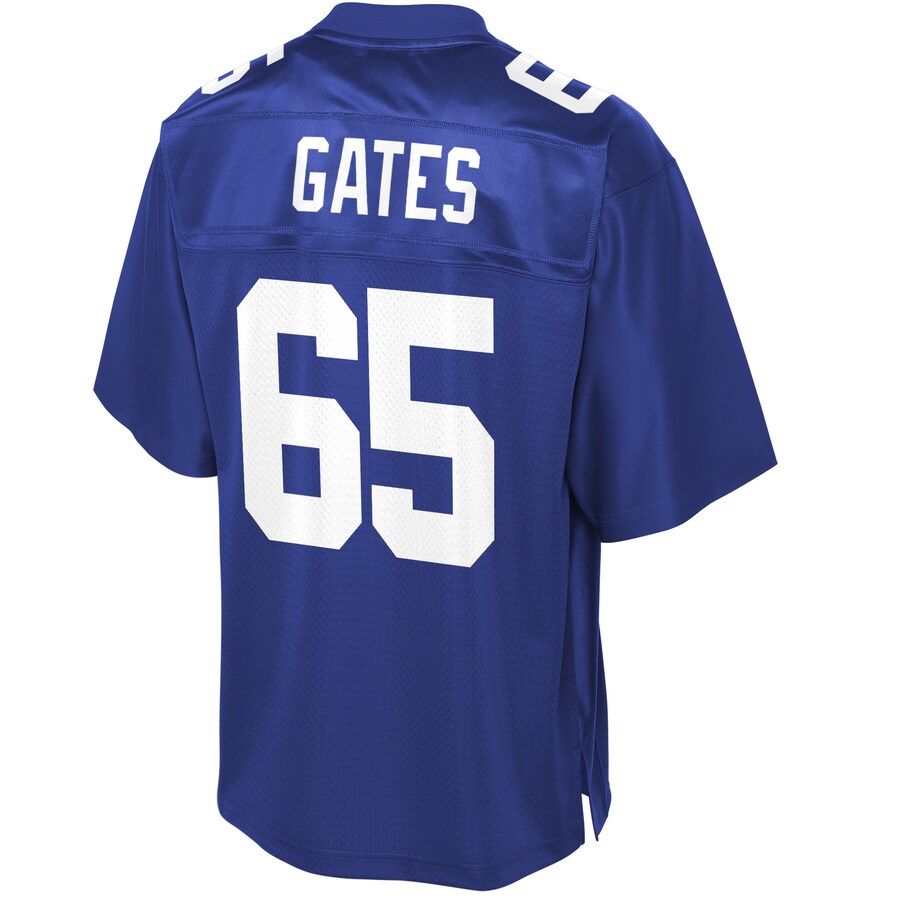 New York Giants Nick Gates Pro Line Royal Football Jersey product image