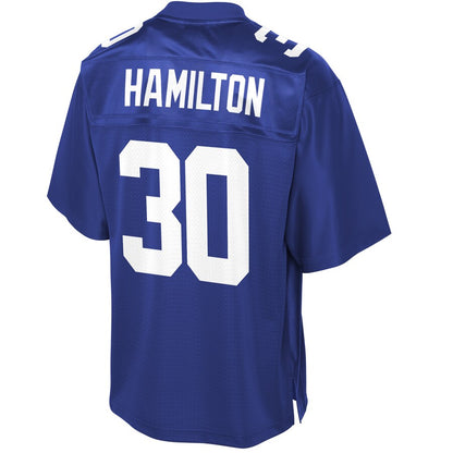 New York Giants Antonio Hamilton Pro Line Big & Tall Royal Football Jersey product image
