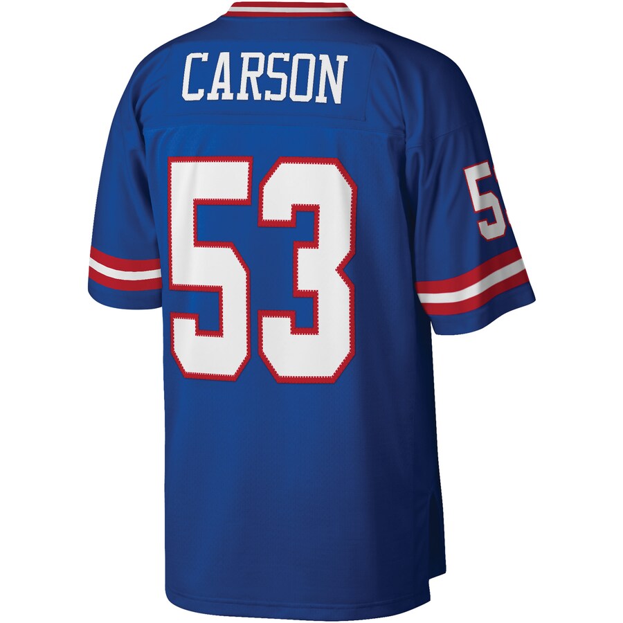 New York Giants Harry Carson Legacy Royal Football Jersey product image