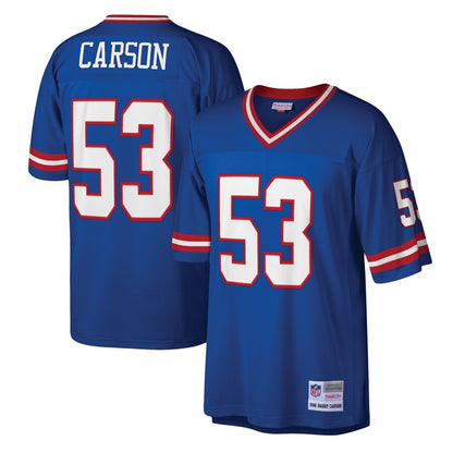 New York Giants Harry Carson Legacy Royal Football Jersey product image