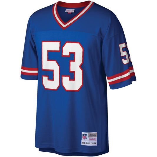 New York Giants Harry Carson Legacy Royal Football Jersey product image
