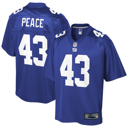 New York Giants Chris Peace Pro Line Big & Tall Royal Football Jersey product image