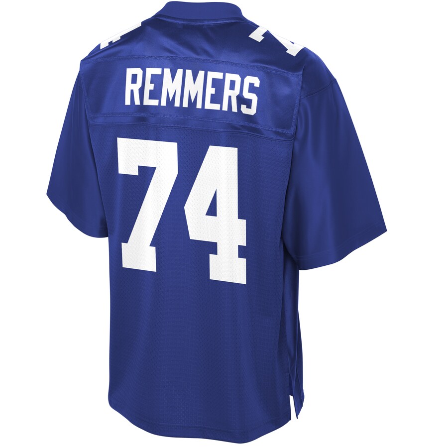 New York Giants Mike Remmers Pro Line Big & Tall Royal Football Jersey product image