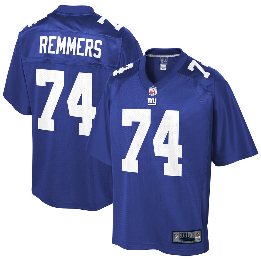 New York Giants Mike Remmers Pro Line Big & Tall Royal Football Jersey product image