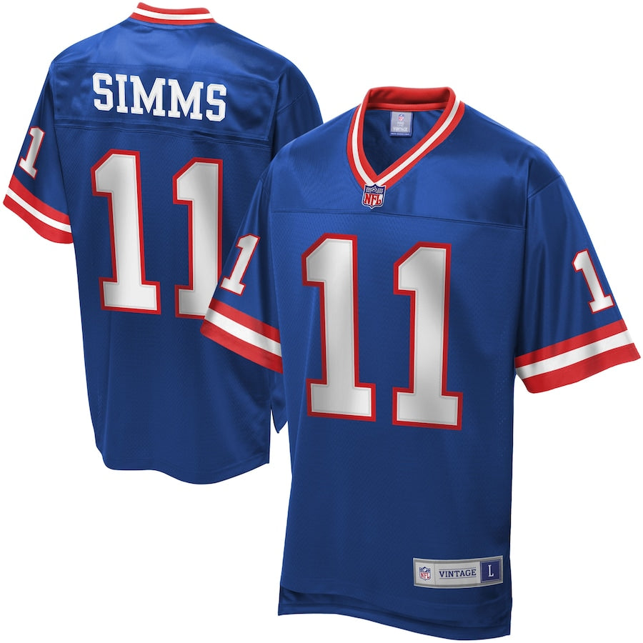 New York Giants Phil Simms Pro Line Football Jersey product image