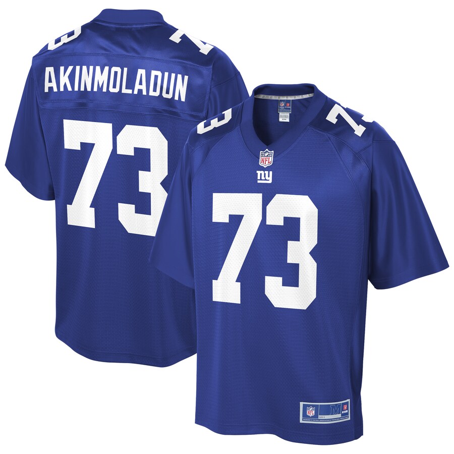 New York Giants Freedom Akinmoladun Pro Line Royal Football Jersey product image