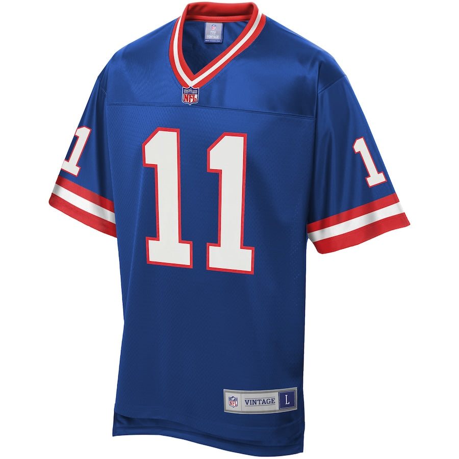 New York Giants Phil Simms Pro Line Royal Football Jersey product image