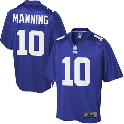 New York Giants Eli Manning Pro Line Big & Tall Team Color Football Jersey product image