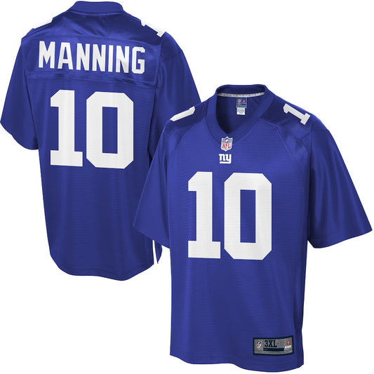 New York Giants Eli Manning Pro Line Big & Tall Team Color Football Jersey product image