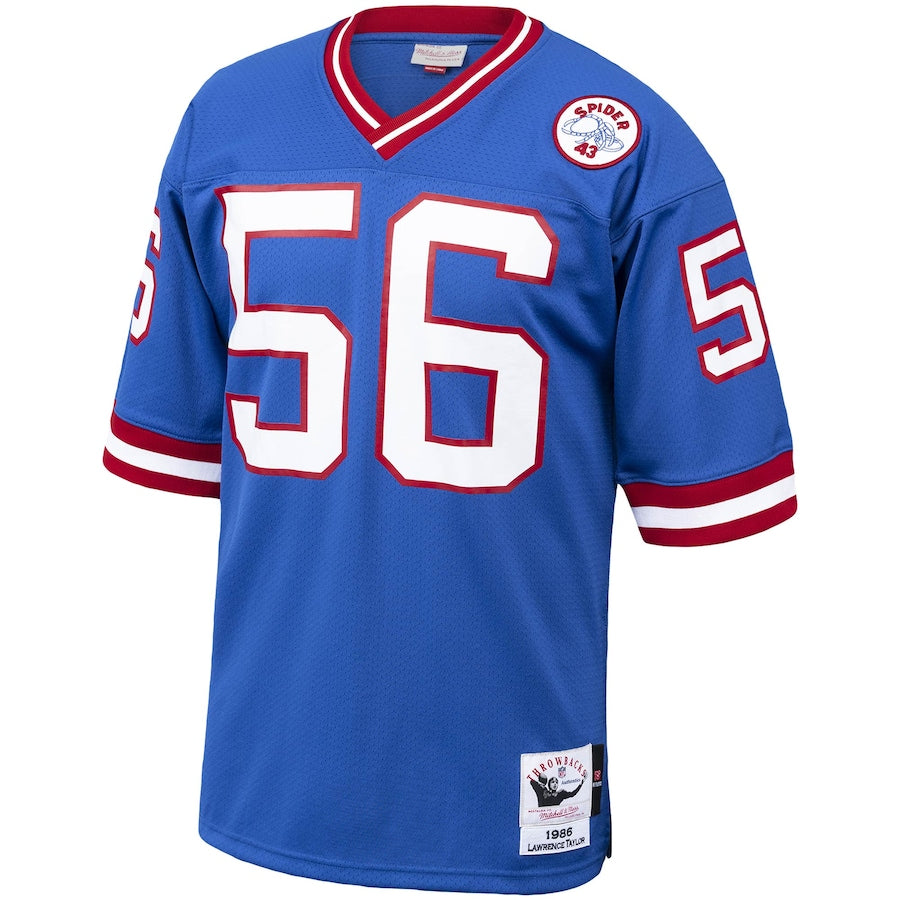 New York Giants Lawrence Taylor 1986 Throwback Royal Football Jersey product image