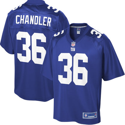 New York Giants Sean Chandler Pro Line Big & Tall Royal Football Jersey product image