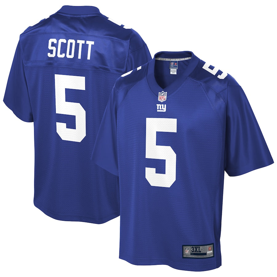 New York Giants Damari Scott Pro Line Big & Tall Royal Football Jersey product image