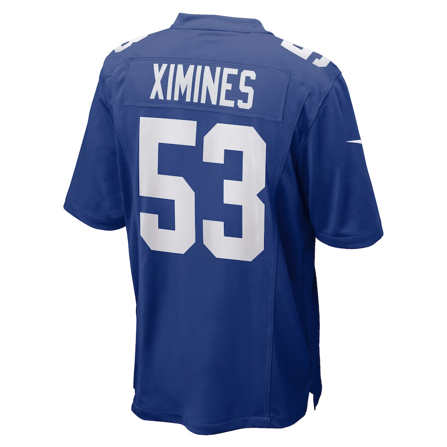 New York Giants Oshane Ximines Game Royal Football Jersey product image