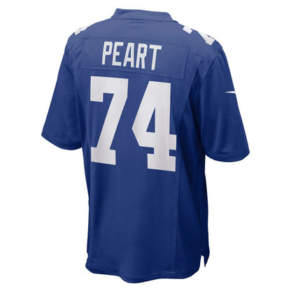 New York Giants Matt Peart Game Royal Football Jersey product image