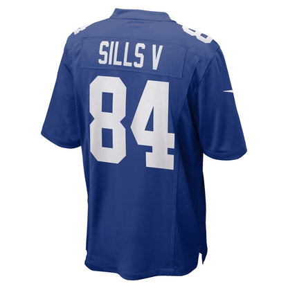 New York Giants David Sills V Game Royal Football Jersey product image