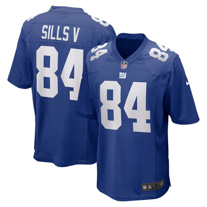 New York Giants David Sills V Game Royal Football Jersey product image