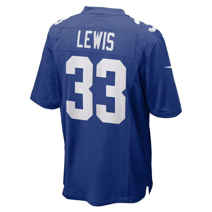 New York Giants Dion Lewis Game Royal Football Jersey product image