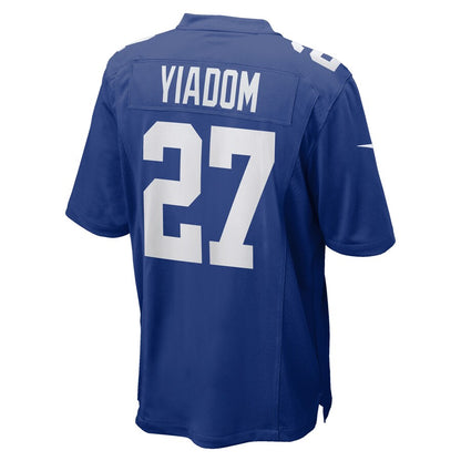 New York Giants Isaac Yiadom Team Game Royal Football Jersey product image