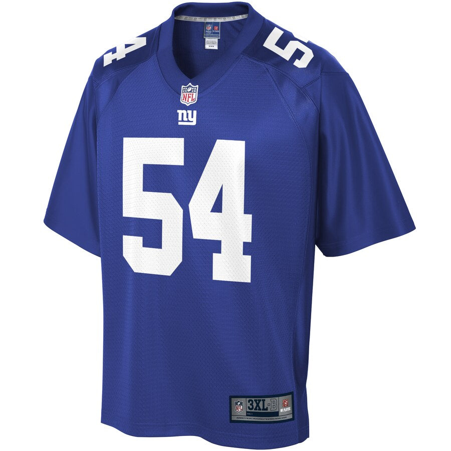 New York Giants Tuzar Skipper Pro Line Big & Tall Royal Football Jersey product image