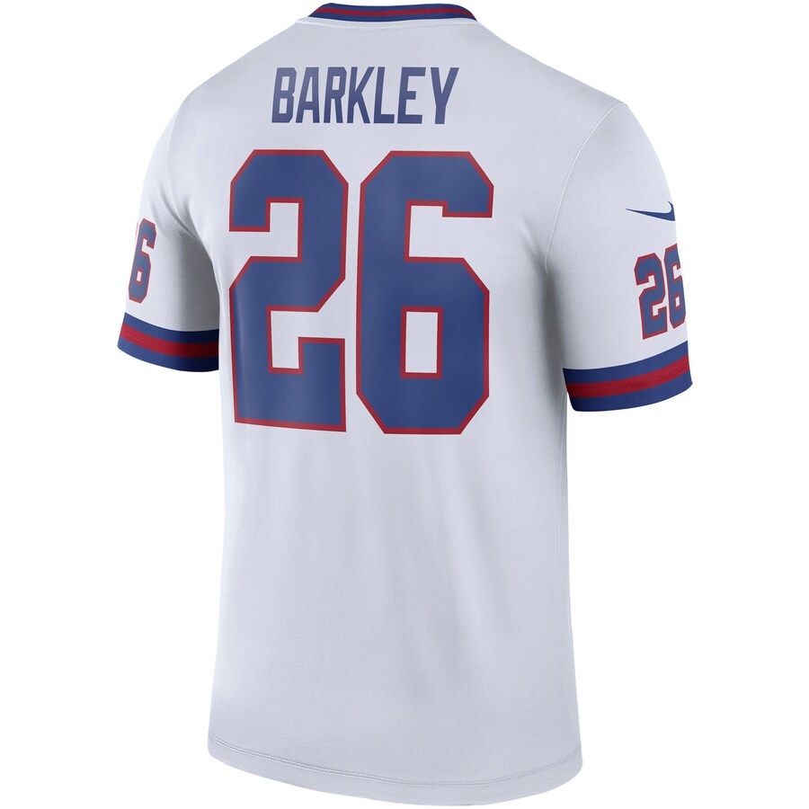 New York Giants Saquon Barkley White Football Jersey product image