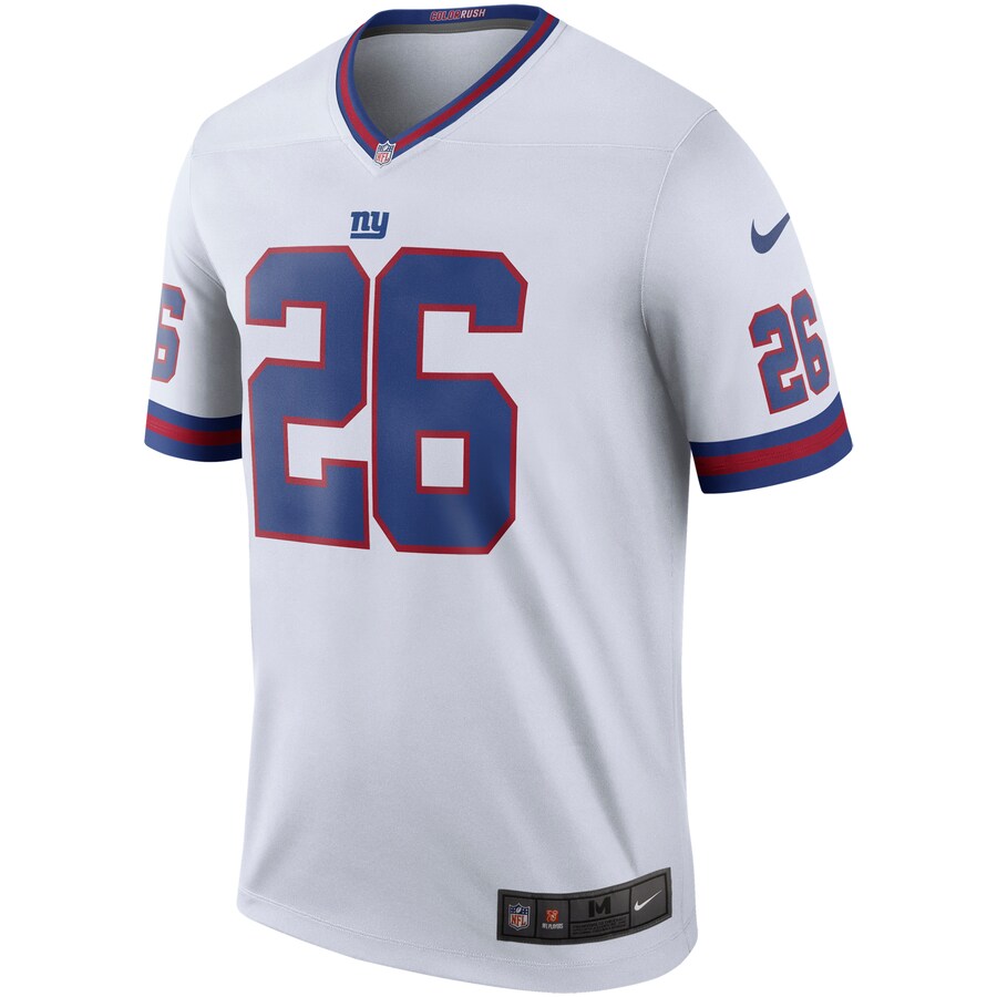 New York Giants Saquon Barkley White Football Jersey product image