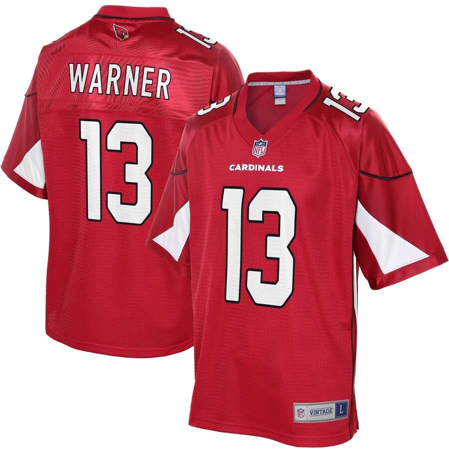 Arizona Cardinals Kurt Warner Pro Line Cardinal Football Jersey product image
