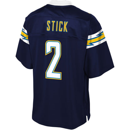 Los Angeles Chargers Easton Stick Pro Line Navy Football Jersey product image