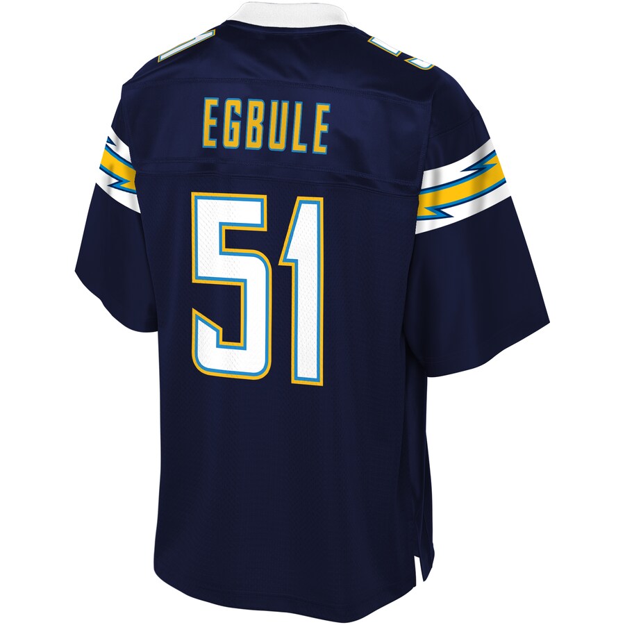 Los Angeles Chargers Emeke Egbule Pro Line Navy Football Jersey product image