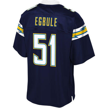 Los Angeles Chargers Emeke Egbule Pro Line Navy Football Jersey product image