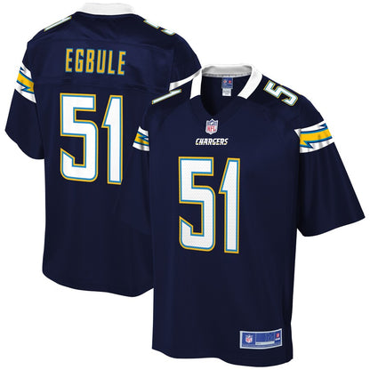 Los Angeles Chargers Emeke Egbule Pro Line Navy Football Jersey product image