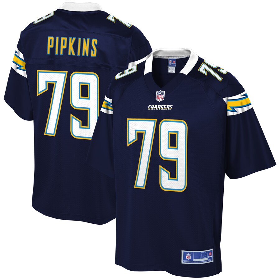 Los Angeles Chargers Trey Pipkins Pro Line Navy Football Jersey product image