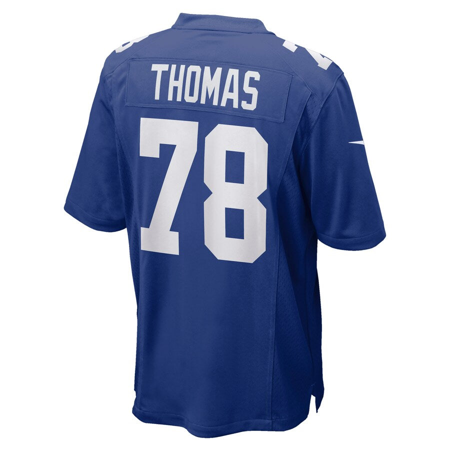 New York Giants Andrew Thomas Game Royal Football Jersey product image