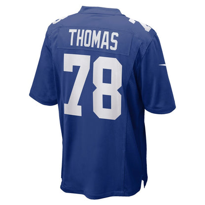 New York Giants Andrew Thomas Game Royal Football Jersey product image