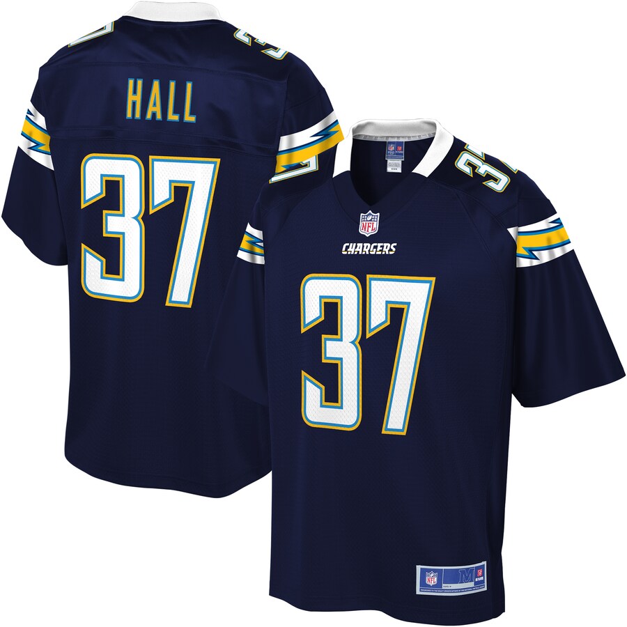Los Angeles Chargers Kemon Hall Pro Line Navy Football Jersey product image