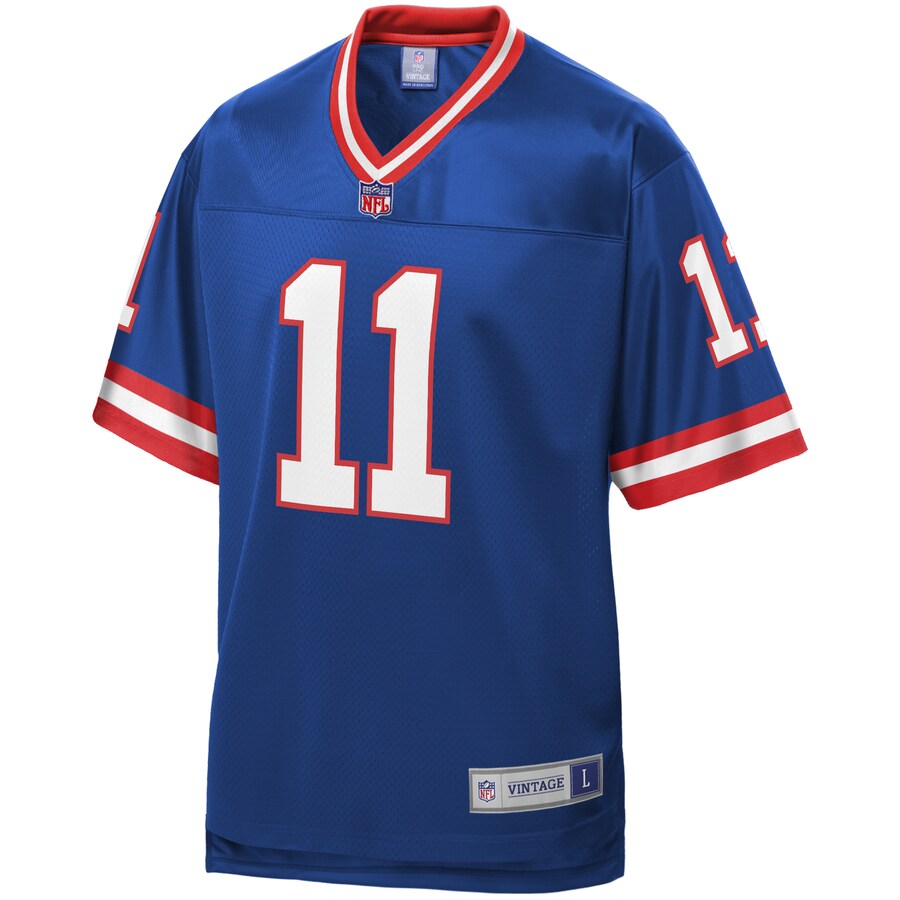 New York Giants Phil Simms Pro Line Royal Football Jersey product image
