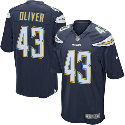 Los Angeles Chargers Branden Oliver Game Navy Football Jersey product image
