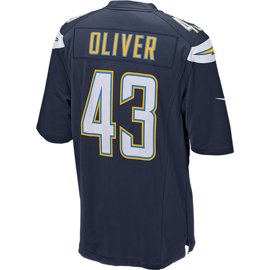 Los Angeles Chargers Branden Oliver Game Navy Football Jersey product image