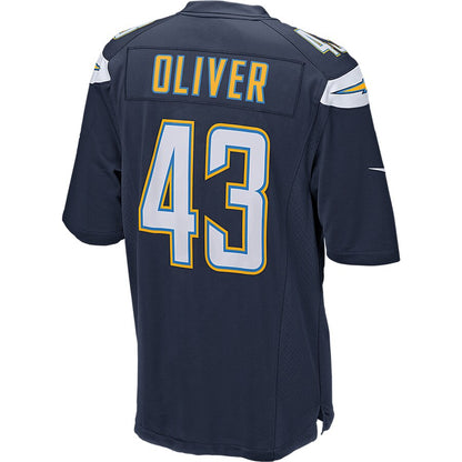 Los Angeles Chargers Branden Oliver Game Navy Football Jersey product image