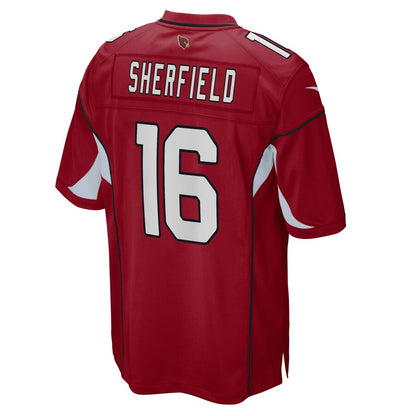 Arizona Cardinals Trent Sherfield Game Cardinal Football Jersey product image