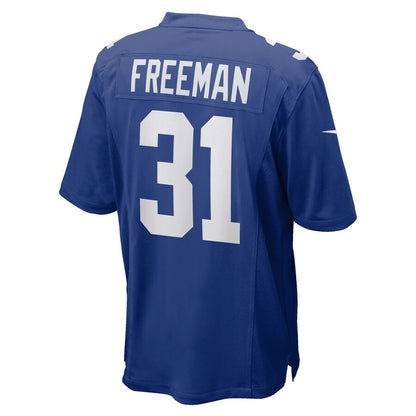 New York Giants Devonta Freeman Game Royal Football Jersey product image