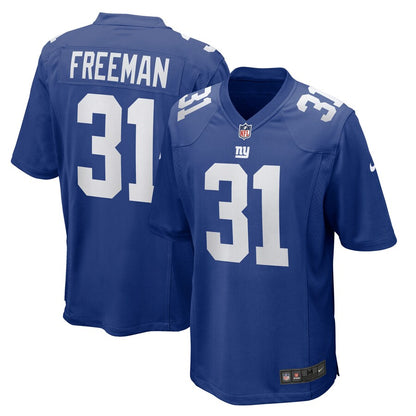 New York Giants Devonta Freeman Game Royal Football Jersey product image