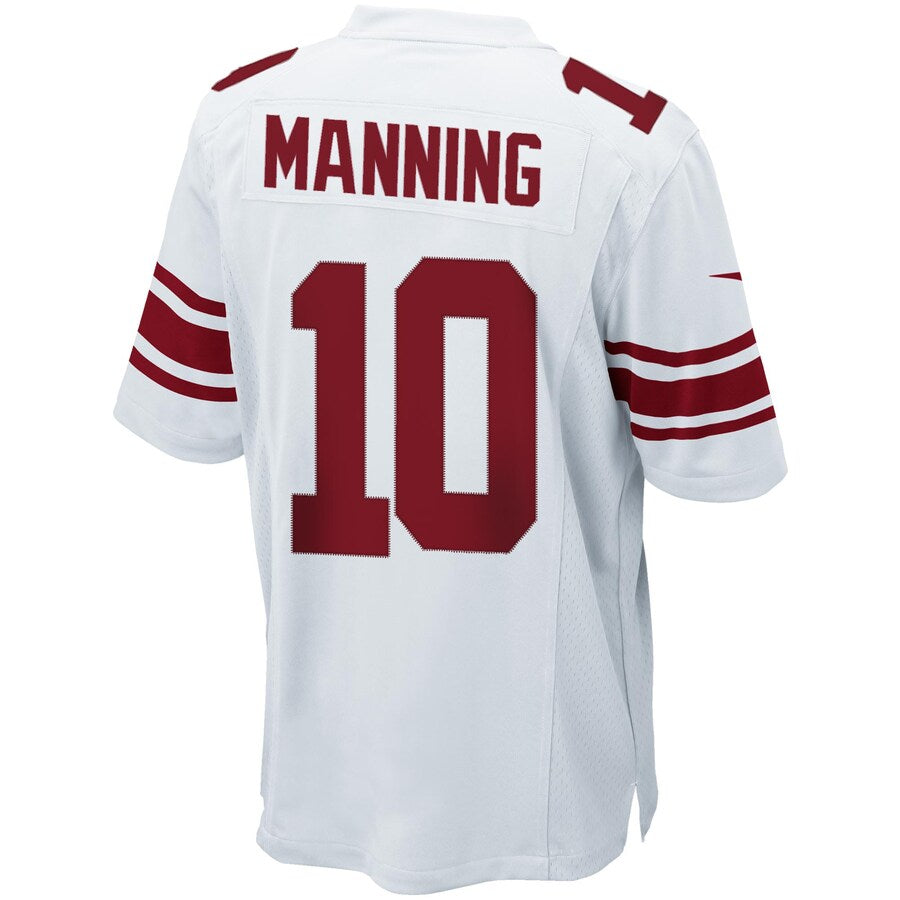 New York Giants Eli Manning Game White Football Jersey product image