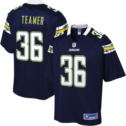Los Angeles Chargers Roderic Teamer Pro Line Navy Football Jersey product image