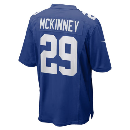 New York Giants Xavier Mckinney Game Blue Football Jersey product image