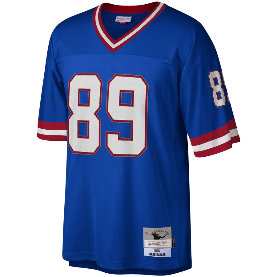New York Giants Mark Bavaro Legacy Royal Football Jersey product image